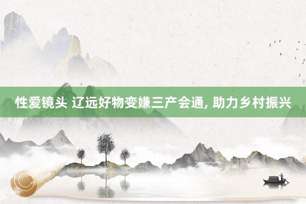 性爱镜头 辽远好物变嫌三产会通， 助力乡村振兴