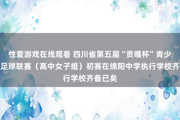 性爱游戏在线观看 四川省第五届“贡嘎杯”青少年校园足球联赛（高中女子组）初赛在绵阳中学执行学校齐备已矣