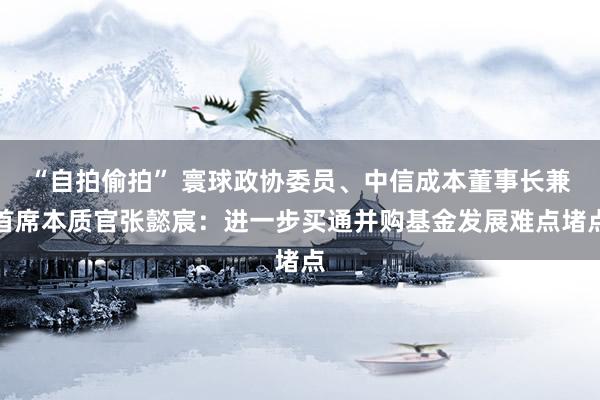 “自拍偷拍” 寰球政协委员、中信成本董事长兼首席本质官张懿宸：进一步买通并购基金发展难点堵点