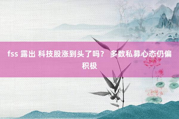 fss 露出 科技股涨到头了吗？ 多数私募心态仍偏积极