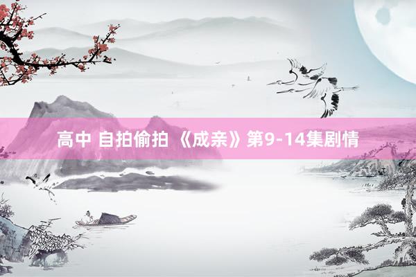 高中 自拍偷拍 《成亲》第9-14集剧情